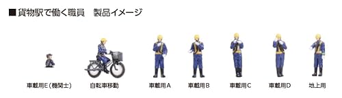 カトー (KATO) Nゲージ 貨物駅で働く職員 ジオラマ用品 24-1101