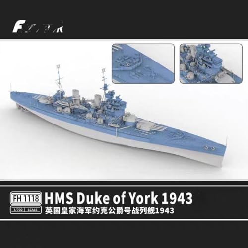フライホークモデル 1/700 イギリス海軍 デューク・オブ・ヨーク 戦艦模型 スケールモデル プラモデル FH1118