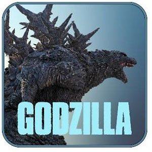 ゴジラ(2023)リアルグラフィックミニタオル(A)