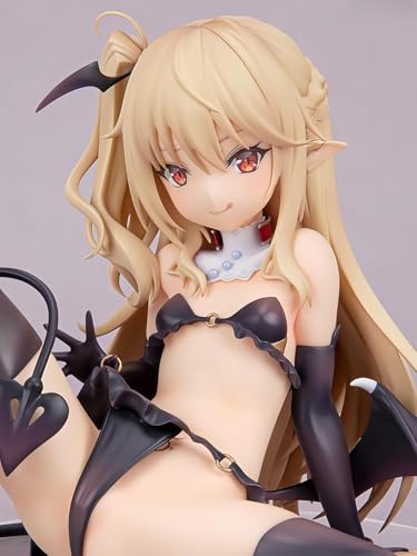 柔らかそうな小柄なボディ サキュバス ティティ 1/6スケール 14cm 可愛い 美少女 ABS&PVC 塗装済み 完成品フィギュア ドール モデル コレクション