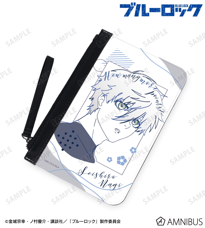 凪 誠士郎 lette-graph PUレザーフラットポーチ