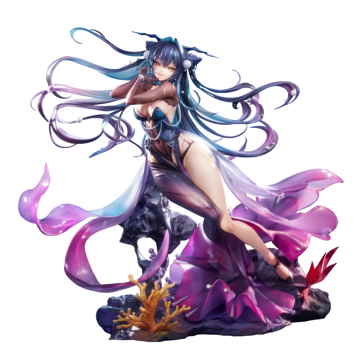 【あみあみ限定特典】勝利の女神:NIKKE リトルマーメイド Abyss Flower 1/7 完成品フィギュア