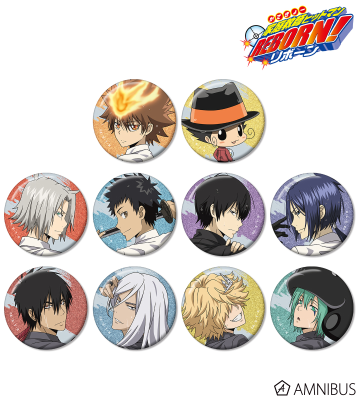 描き下ろし 戦う背中×雨ver. トレーディンググリッター缶バッジ