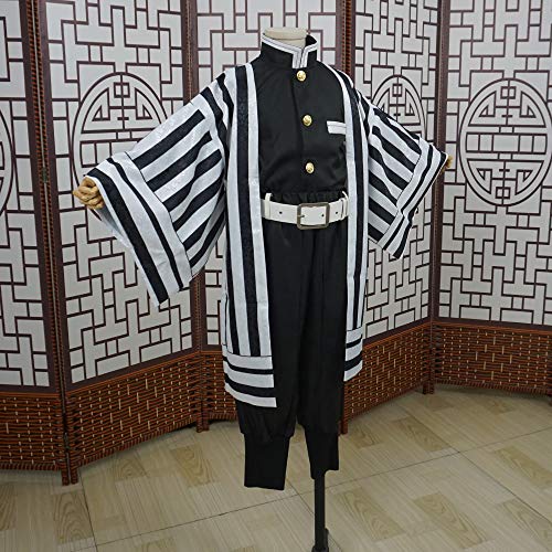 【yukimaturi】鬼滅の刃 伊黒 小芭内(いぐろ おばない)衣装 子供 コスプレ キッズ kids 衣装 着物 仮装 コスチューム イベント 学園祭、文化祭cosplay 子供用 こどもの日