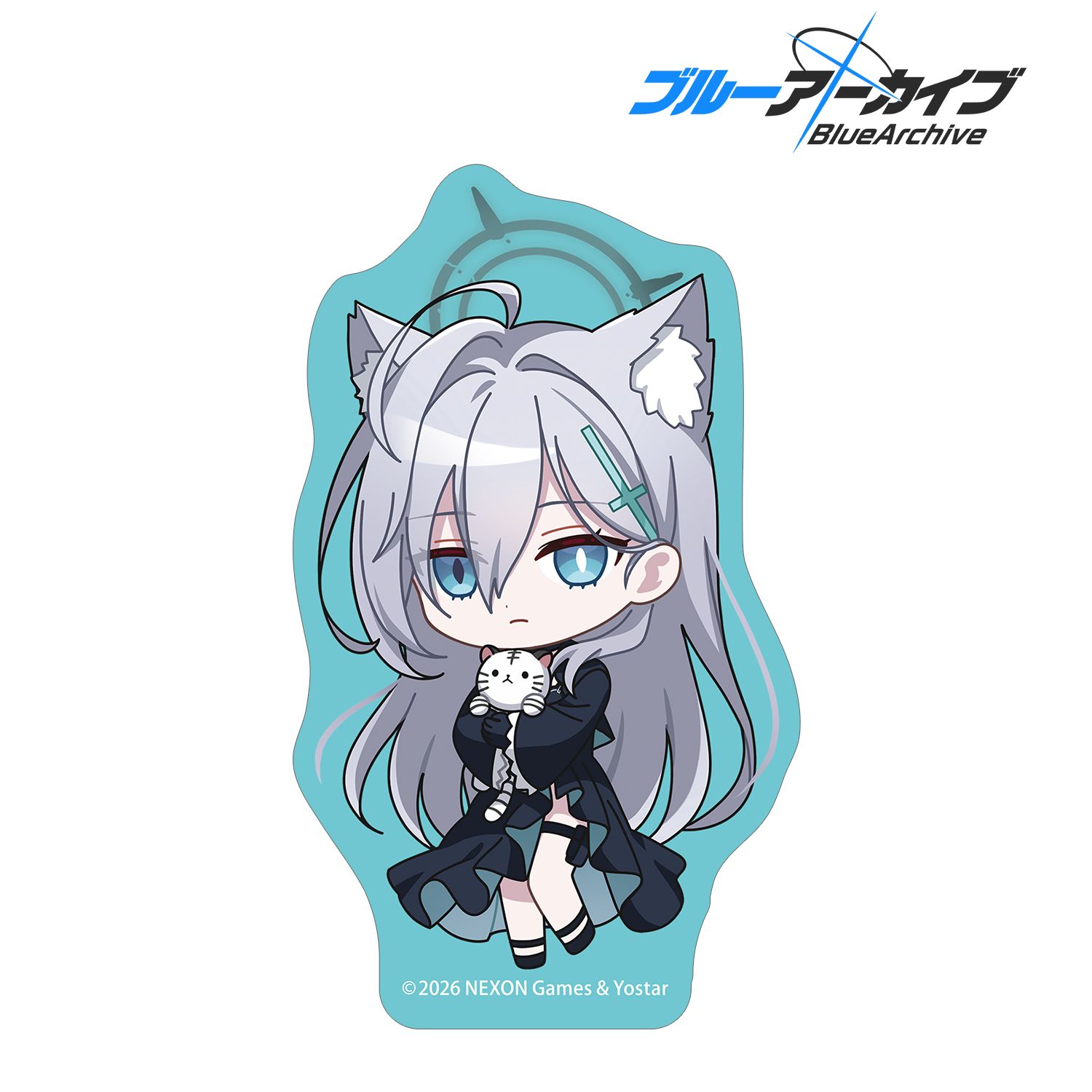 ブルーアーカイブ_シロコ＊テラー ちびキャラ ダイカットステッカー