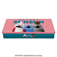 パペットスンスンレクタングルチョコ缶