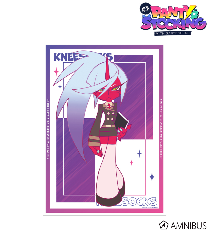 ニーソックス Ani-Art clear label A3マット加工ポスター