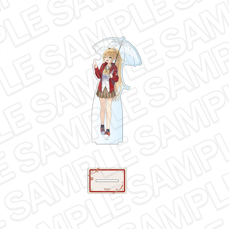 AHSキャラクターズ_デカアクリルスタンド 弦巻マキ rain ver.