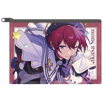 【グッズ-ポーチ】あんさんぶるスターズ！！ クリアポーチ 42.朱桜司