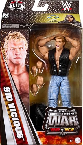WWE Sid Vicious Mattel エリートコレクション 月曜日の夜の戦争シリーズ 10 レスリングアクションフィギュア おもちゃ