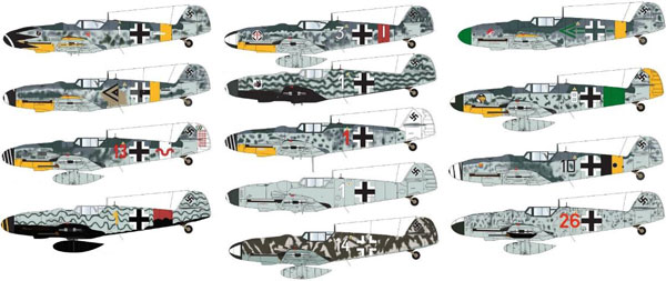 1/24 Bf109G-5/6/8 デカール