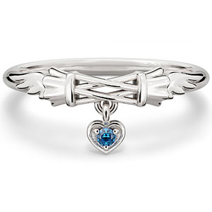 【限定販売】New PANTY ＆ STOCKING with GARTERBELT モチーフリング ストッキング シルバー 17号