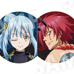 転生したらスライムだった件 トレーディングラメ缶バッジ(和装)アップver. 6個入りBOX