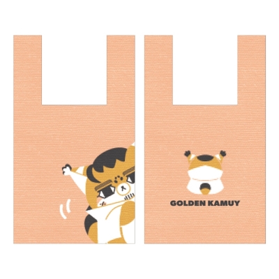 【グッズ-バッグ】ゴールデンカムイ どうぶつフォーゼ ニットバッグ 2.尾形【再販】