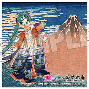 初音ミク×葛飾北斎 iXima ステッカー 凱風快晴