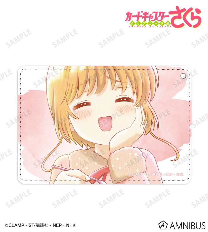 木之本 桜 Ani-Art aqua label 1ポケットパスケース ver.C