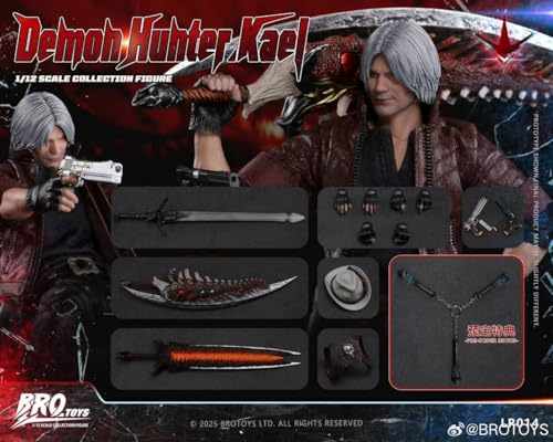 【Tbmodel ]BROTOYS 1/12 アクションフィギュア モンスター ハンター 素体 ヘッドセット アクションフィギュア LR014