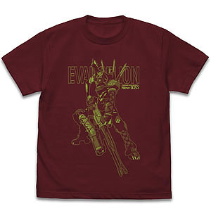 EVANGELION エヴァンゲリオン新2号機α Tシャツ/BURGUNDY-M