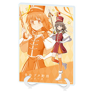 アクリルアートボード(A5サイズ)「『青春ブタ野郎』シリーズ」 02/梓川かえで マーチングバンドver.(描き下ろしイラスト)