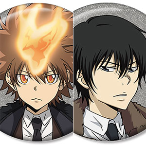 家庭教師ヒットマンREBORN！ 描き下ろし 毛皮コート×スーツver. トレーディンググリッター缶バッジ 10個入りBOX