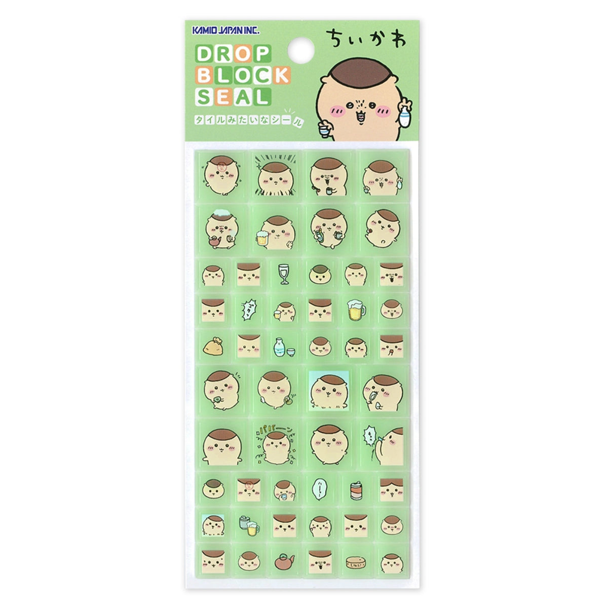 ちいかわ ドロップブロックシール（くりまんじゅう）【クレジットカード決済限定商品】