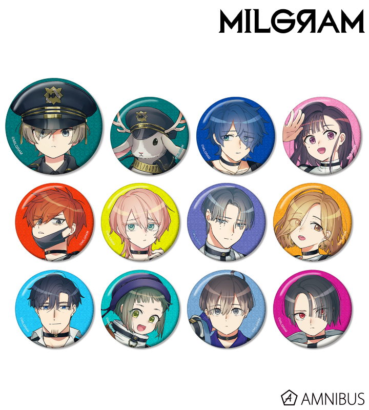 トレーディンググリッター缶バッジ