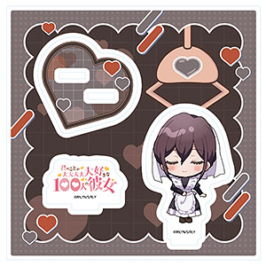 アクリルスタンドプレート「君のことが大大大大大好きな100人の彼女」09/銘戸芽衣(ミニキャライラスト)