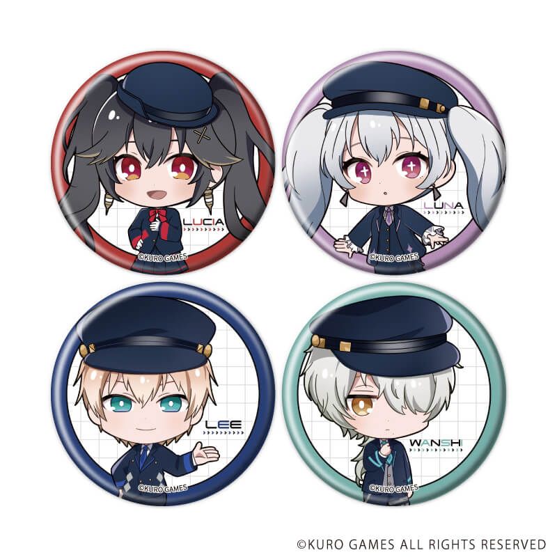 缶バッジ「パニシング:グレイレイヴン」02/コンプリートセット(全4種)(ミニキャライラスト)