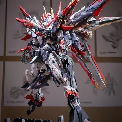 Abutek 発売 無限新星 1/100 RT-002 NEMESIS 復讐女神 十周年記念限定可動機甲 プラモデル 塗装済み フルセット プラスチック組立モデル 機械フレームプラスチック製ロボット 組立キット アクションモデル 全高22㎝ 無限维度 (01)