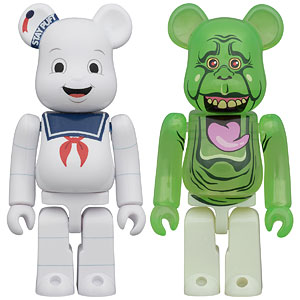 BE＠RBRICK 2PCS SET STAY PUFT MARSHMALLOW MAN ＆ SLIMER