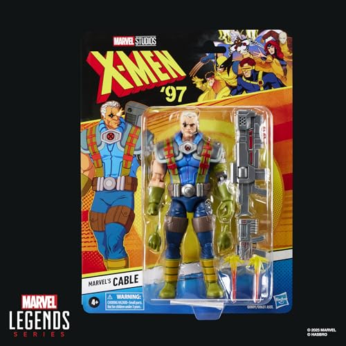 ハズブロ(Hasbro)マーベルレジェンド・シリーズ ケーブル、『X-Men ‘97』コレクション用 15 cm アクションフィギュアおもちゃ G0809 正規品