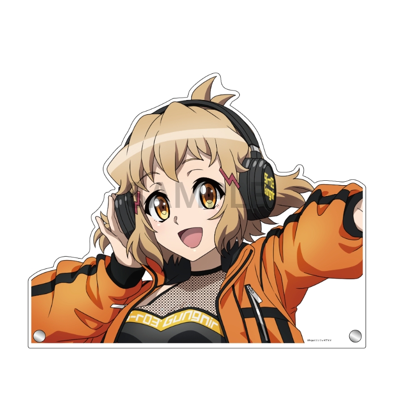 戦姫絶唱シンフォギアＸＶ 特大ダイカットアクリルボード 立花 響 DJ ver.【催事商品】