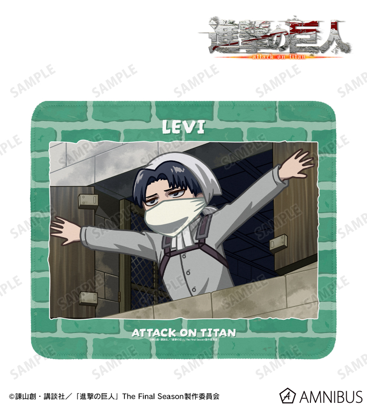 リヴァイ ゆるコマ マウスパッド