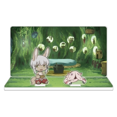 【グッズ-スタンドポップ】メイドインアビス 烈日の黄金郷 アクリルジオラマB［ナナチ＆ミーティ］【再販】