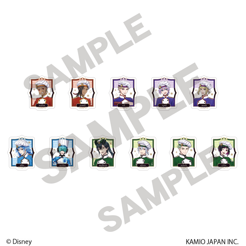 ディズニー ツイステッドワンダーランド_ランダムアクリルマグネットvol.2 マスターシェフ 【コンプリートBOX／11個入り】