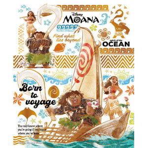 ジグソーパズル プチ2ライト ディズニー カラフル・ゴールド/モアナと伝説の海 300ピース (42-122)