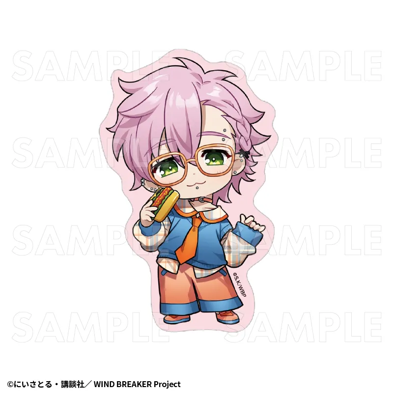 【予約2026年02月】TVアニメ「WIND BREAKER」【チェックセーラー】 ステッカー【桐生 三輝】 ティームエンタテインメント