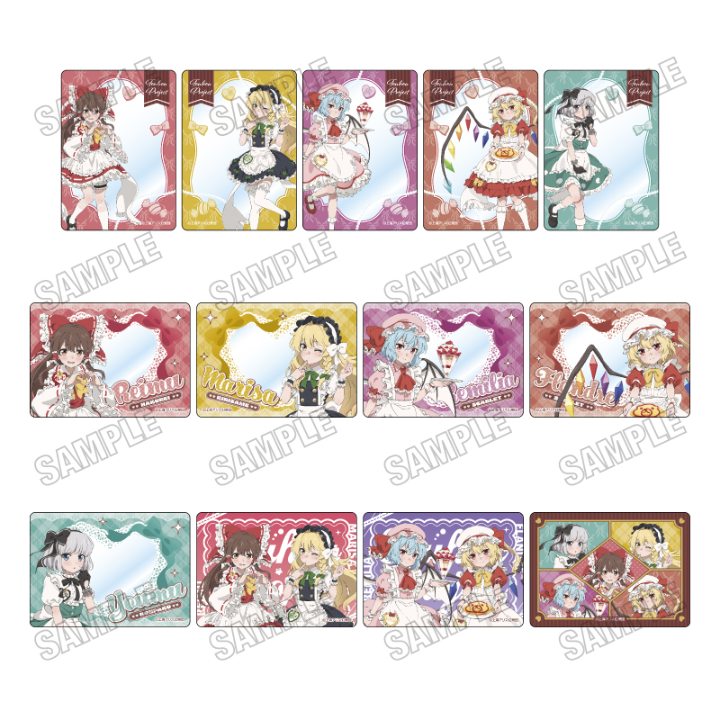 「東方Project」 描き下ろしクリアカードコレクション メイドver. 13個入りBOX[メディコス・エンタテインメント]《０９月予約》