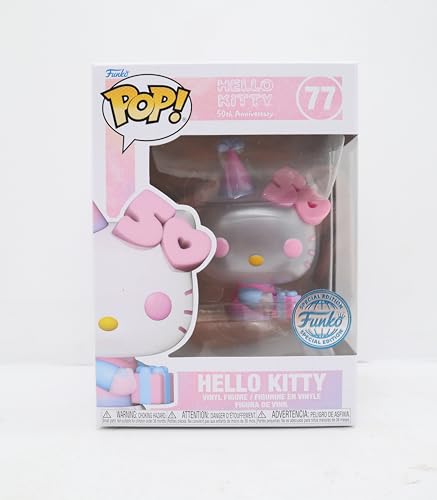 サンリオ ハローキティ サンリオ with プレゼント ハローキティ50周年記念 フィギュア Funko POP! Sanrio ファンコ 【Asia限定】
