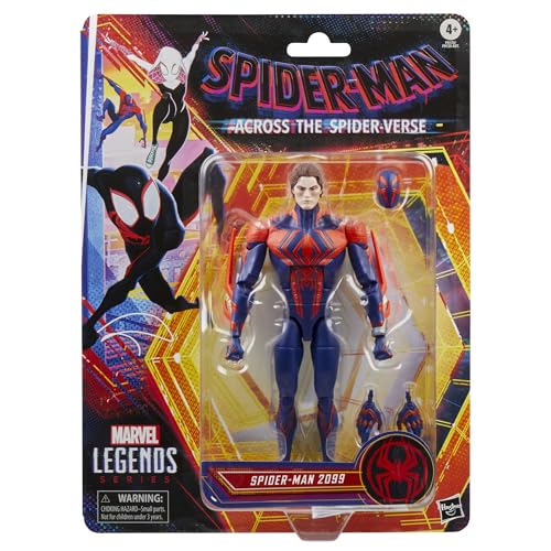 ハズブロ(HASBRO)MARVEL マーベルレジェンド・シリーズ スパイダーマン 2099、スパイダーマン:アクロス・ザ・スパイダーバース コレクタブル 15 cm アクションフィギュア F9170 正規品
