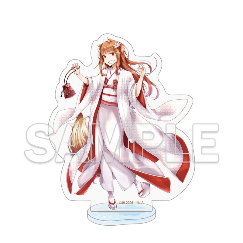 狼と香辛料 原作20周年記念 アクリルフィギュア 白無垢ver.