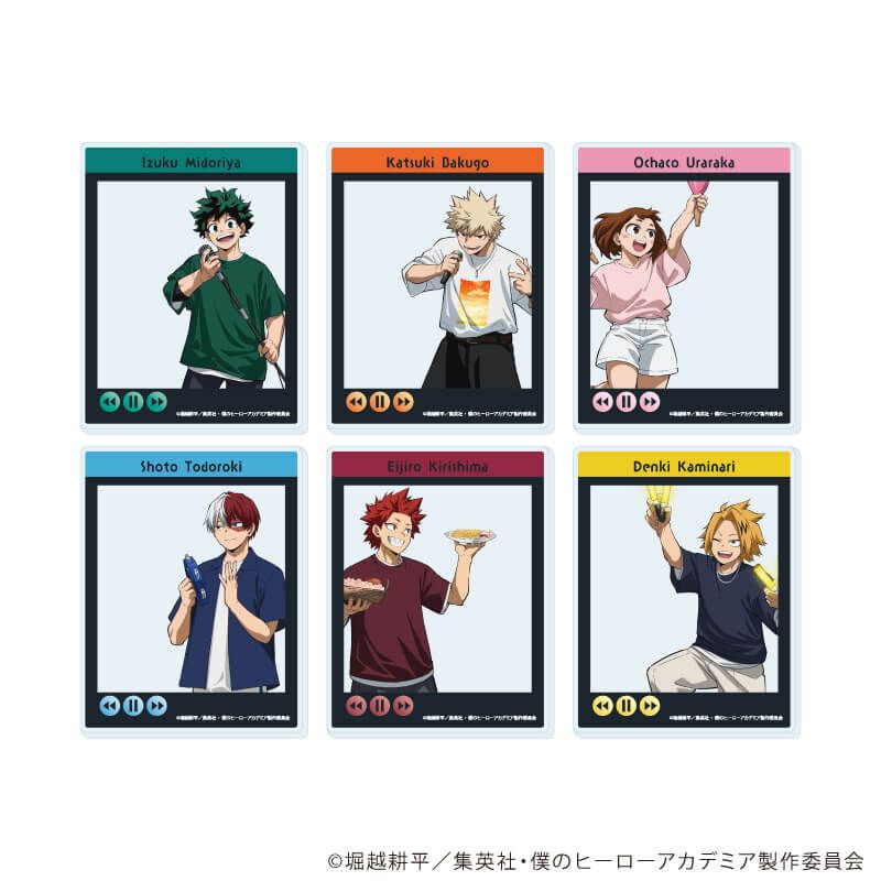 アクリルカード「僕のヒーローアカデミア」01/カラオケパーティーver. コンプリートセット(全6種)(描き下ろし)