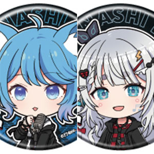 缶バッジ「ななしいんく」 04/ミニキャライラスト 5個入りBOX