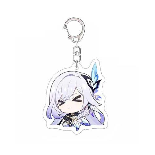 [PPTCos] 原神 スカーク キーホルダー 人気キャラ キーチェーン かわいい アクリル製 ゲーム周辺 かばん掛け 車 家 鍵 ペンダント 飾り コスプレ小物 萌えグッズ 記念品 プレゼント 誕生日 (5)
