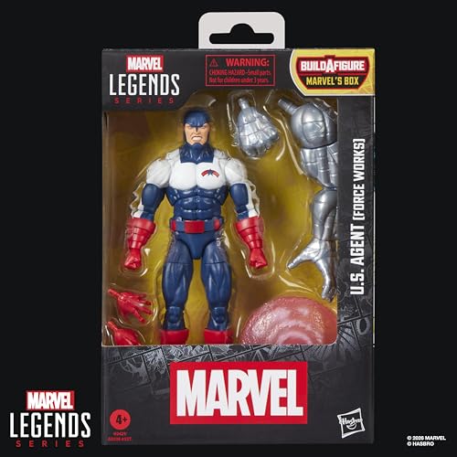 ハズブロ（Hasbro）MARVEL マーベルレジェンド・シリーズ U.S.エージェント（フォース・ワークス）、アベンジャーズ マーベルコミック コレクション用 15 cm サイズ アクションフィギュア G2421 正規品