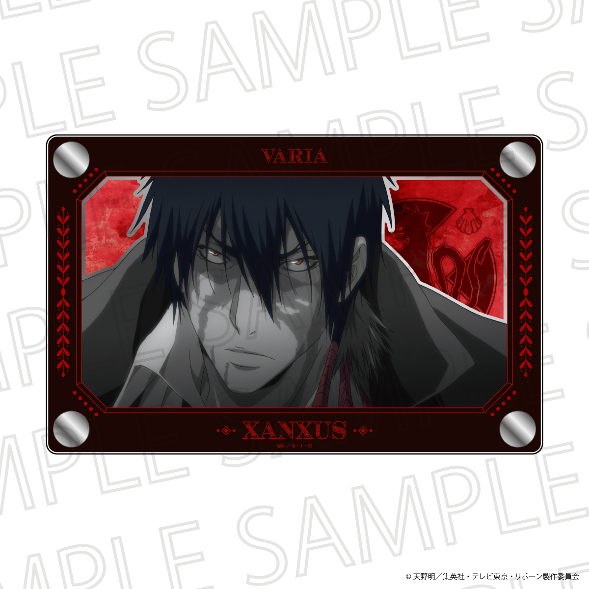 家庭教師ヒットマンREBORN!_3重アクリルミラープレート XANXUS（10年後）（アクセントカラー）