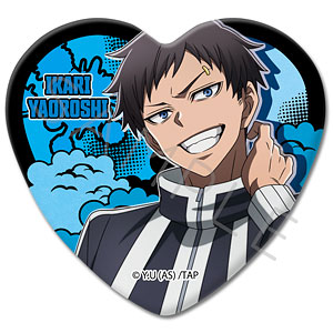 TVアニメ「桃源暗鬼」第1弾 ハート型缶バッジ YF (矢颪碇)