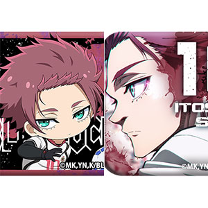 ブルーロック 「糸師冴」スクエア缶バッジセット