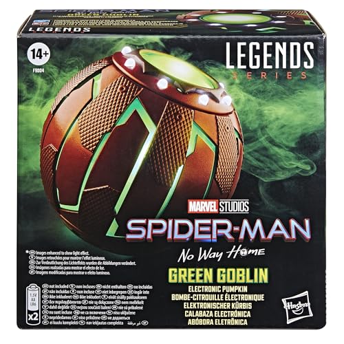 ハズブロ(Hasbro)MARVEL マーベルレジェンド・シリーズ グリーン・ゴブリン エレクトロニック・パンプキン、スパイダーマン:ノー・ウェイ・ホーム 大人向けコレクタブルロールプレイギア F9004 正規品