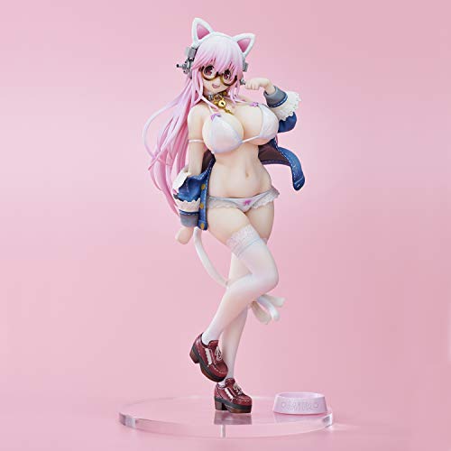 すーぱーそに子 White cat ver. 【再販24】 ノンスケール PVC&ABS製 塗装済み 完成品フィギュア